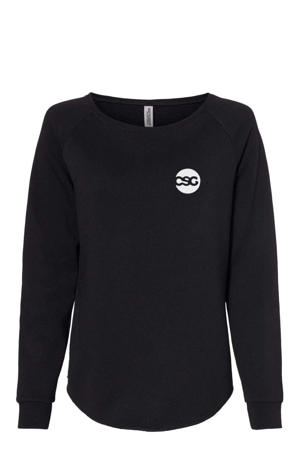 Independent Trading Co. Women's California Wave Wash Crewneck Sweatshirt