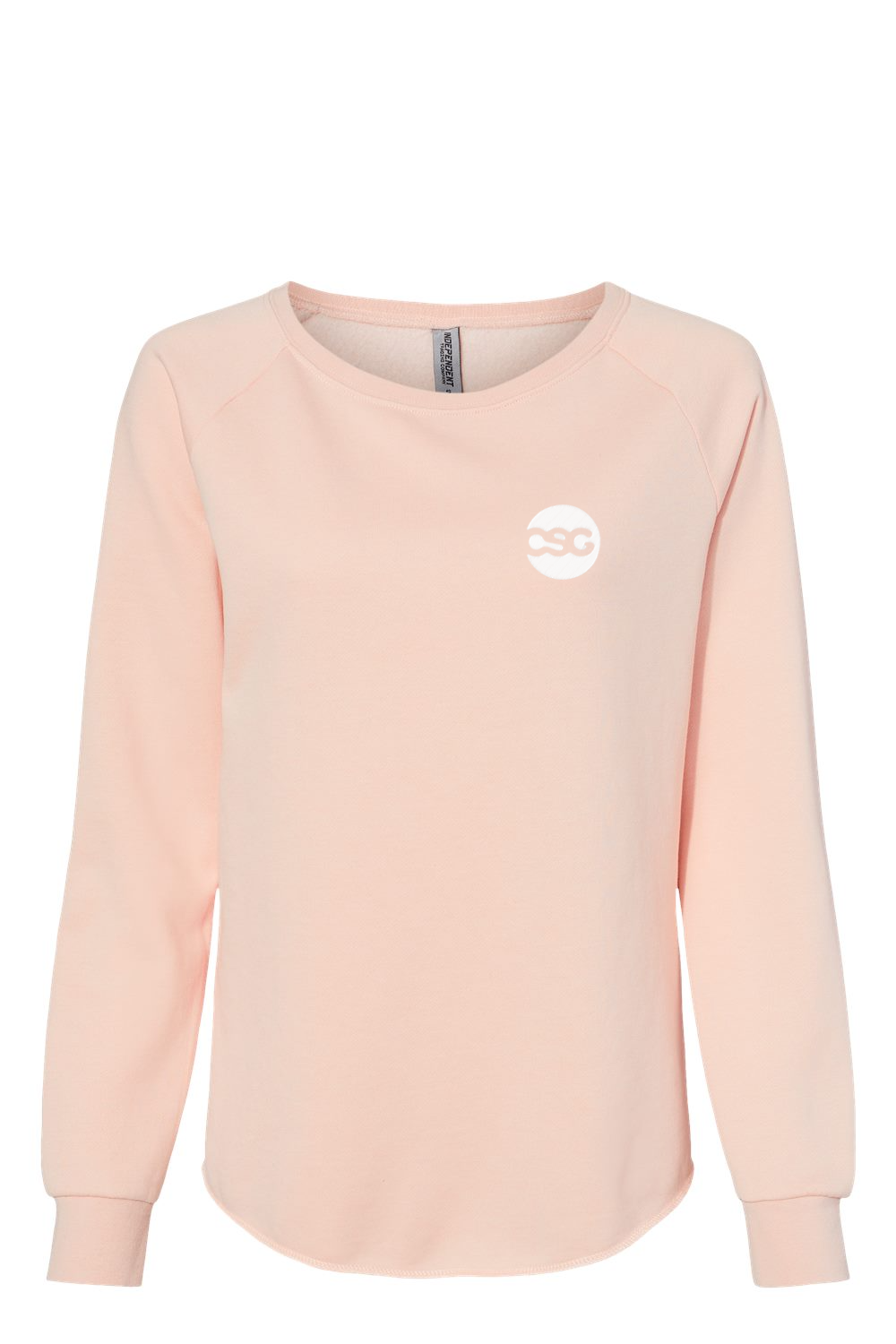 Independent Trading Co. Women's California Wave Wash Crewneck Sweatshirt