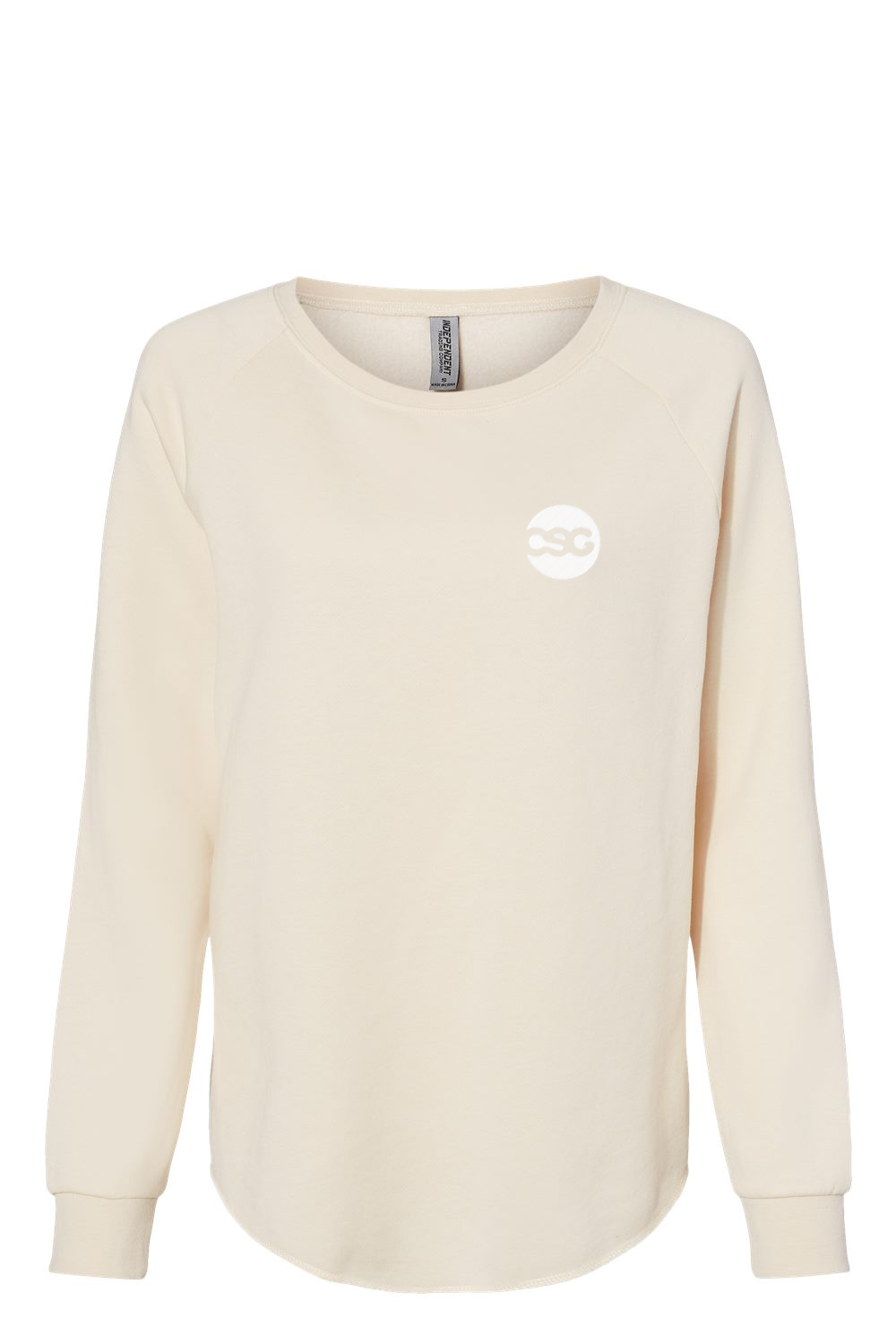 Independent Trading Co. Women's California Wave Wash Crewneck Sweatshirt