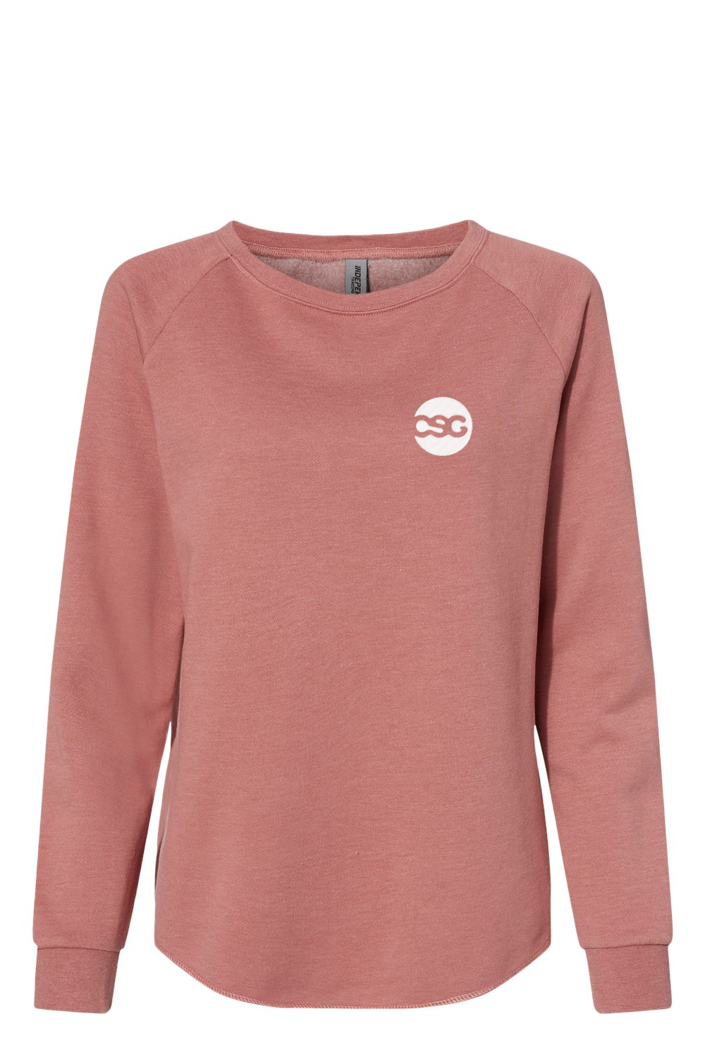 Independent Trading Co. Women's California Wave Wash Crewneck Sweatshirt