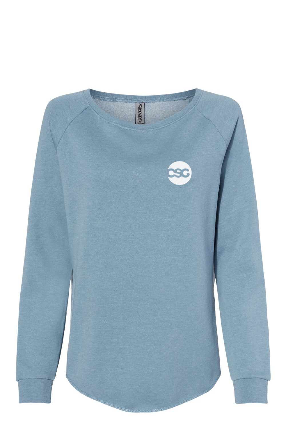 Independent Trading Co. Women's California Wave Wash Crewneck Sweatshirt