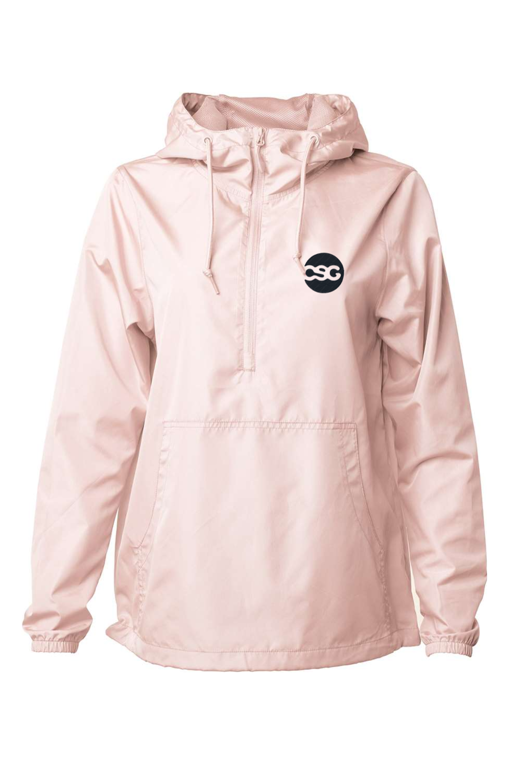 Independent Trading Co. Unisex Lightweight Quarter-Zip Windbreaker Pullover Jacket