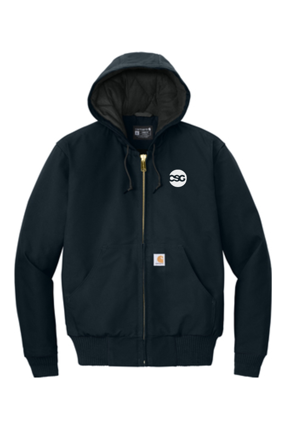 Carhartt Quilted-Flanne-Lined Duck Active Jac