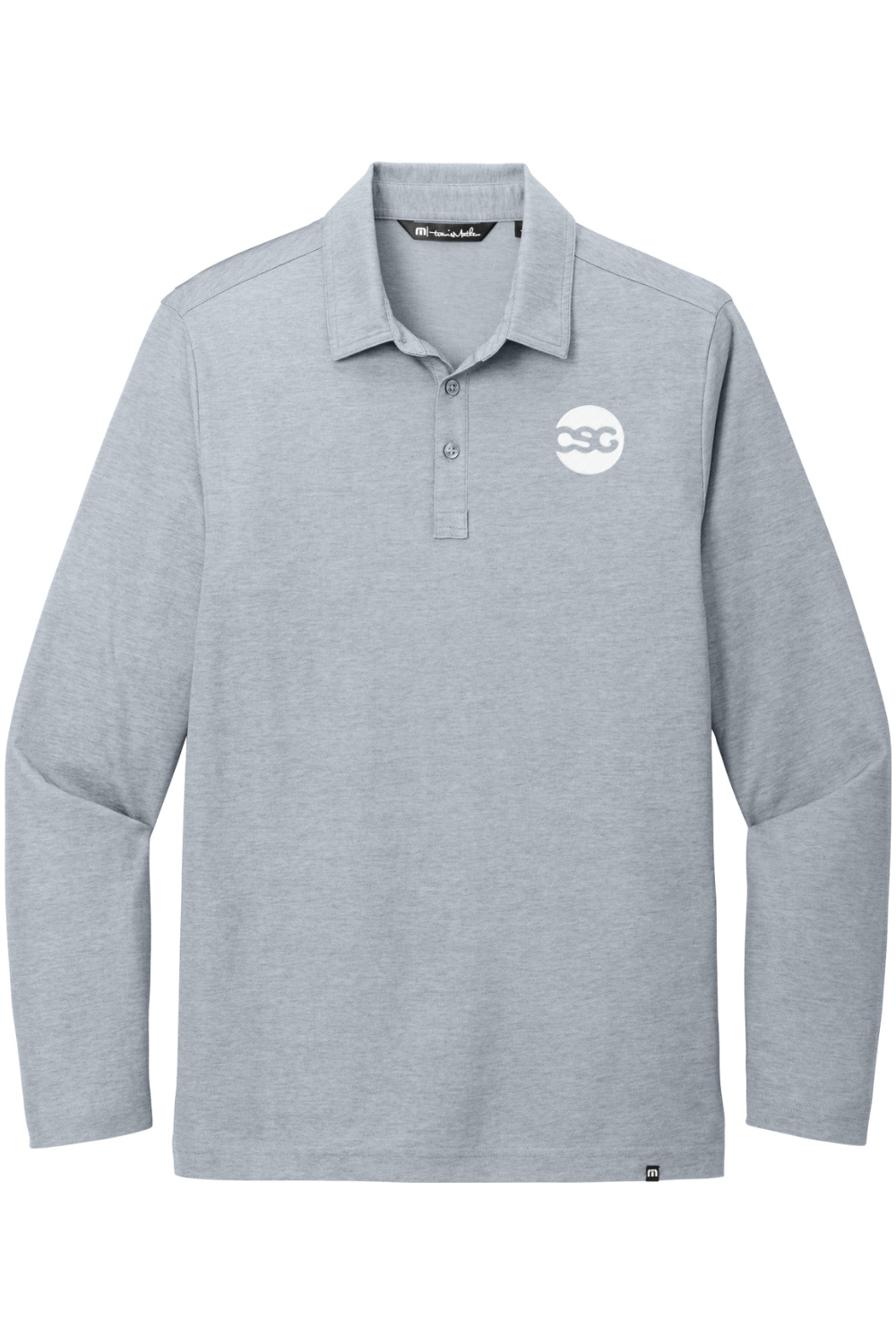TravisMathew Oceanside Heather Long Sleeve Polo