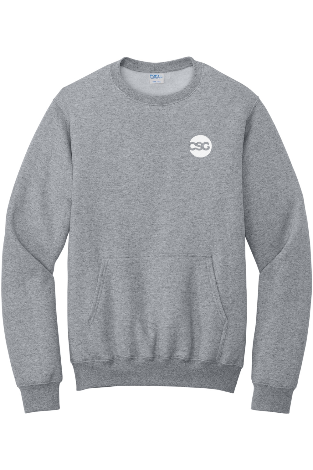 Port & Company Core Fleece Crewneck Pocket Sweatshirt