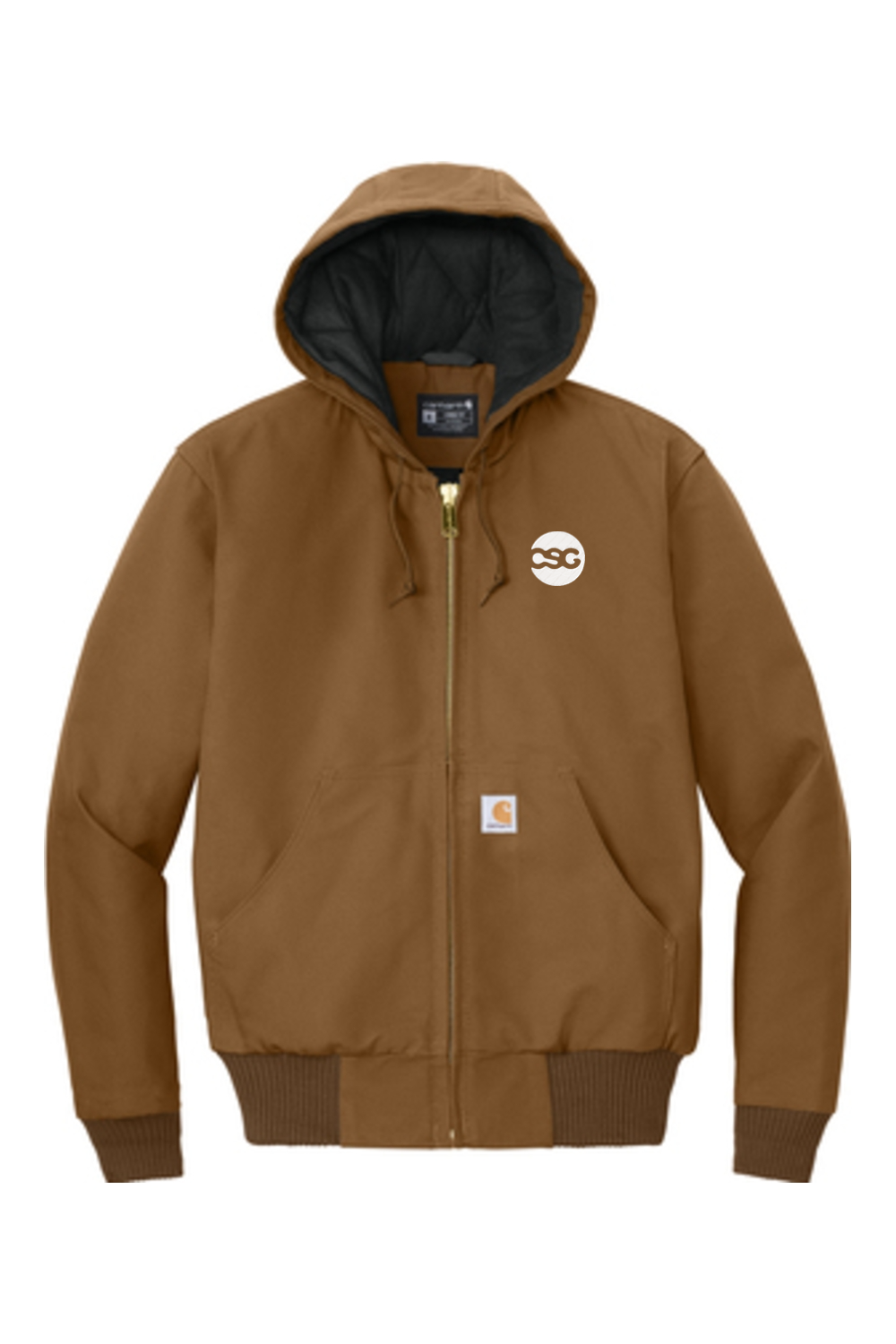 Carhartt Quilted-Flanne-Lined Duck Active Jac