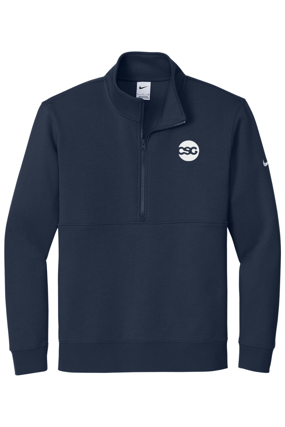 Nike Club Fleece Sleeve Swoosh 1/2-Zip