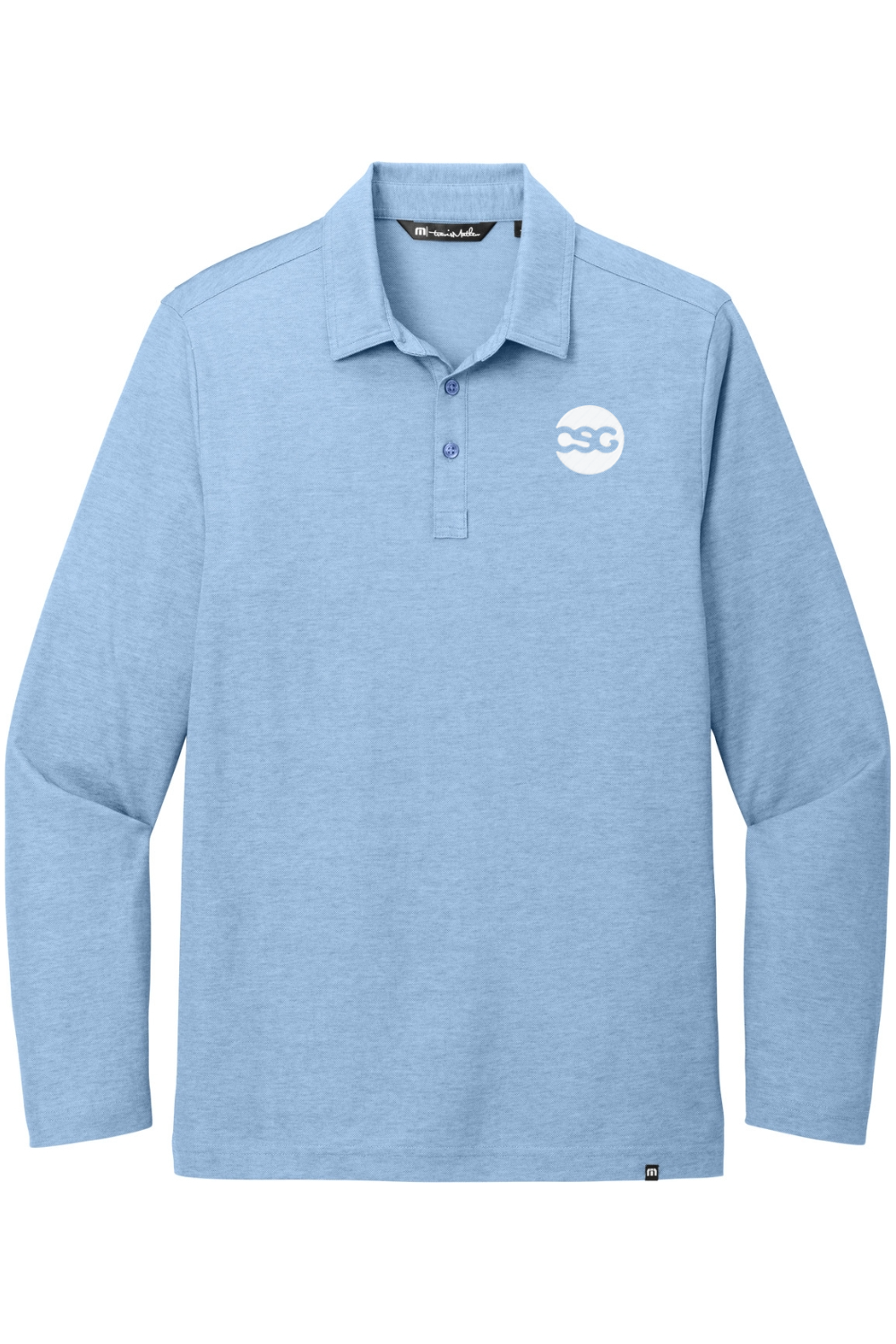 TravisMathew Oceanside Heather Long Sleeve Polo