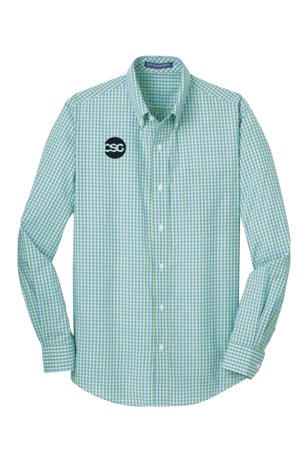 Port Authority Long Sleeve Gingham Easy Care Shirt