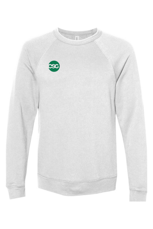 Bella + Canvas Sponge Fleece Raglan Crewneck Sweatshirt