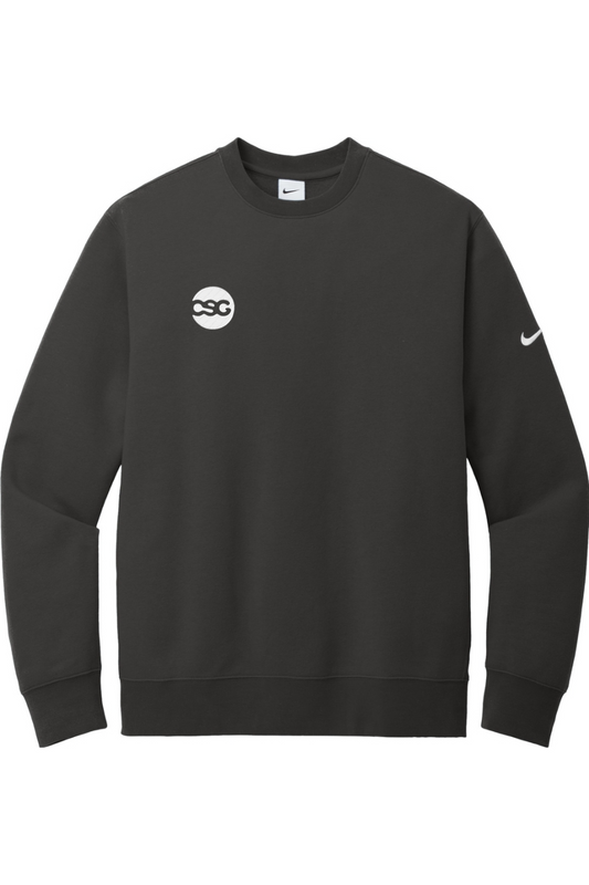 Nike Club Fleece Sleeve Swoosh Crew