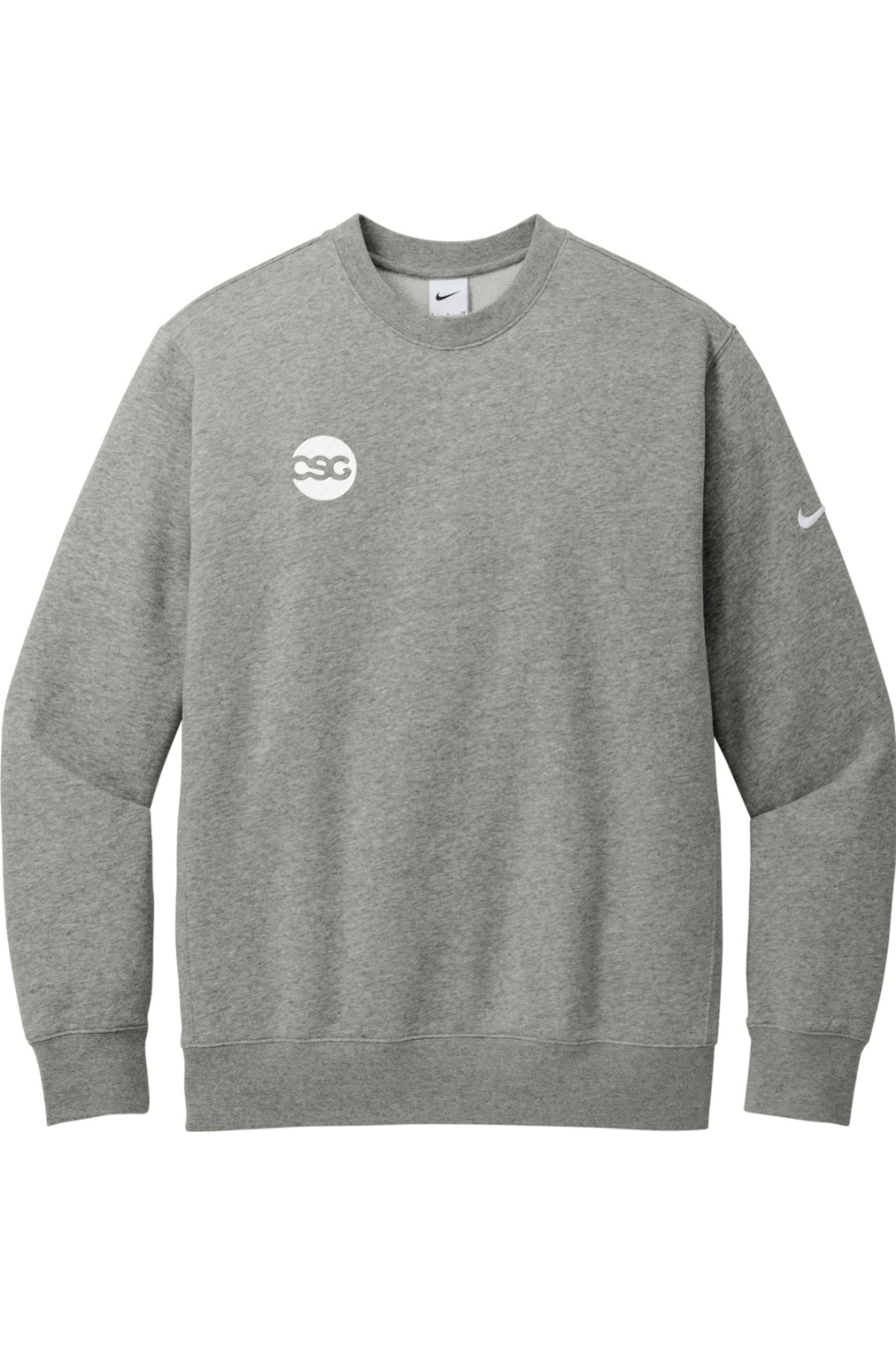 Nike Club Fleece Sleeve Swoosh Crew