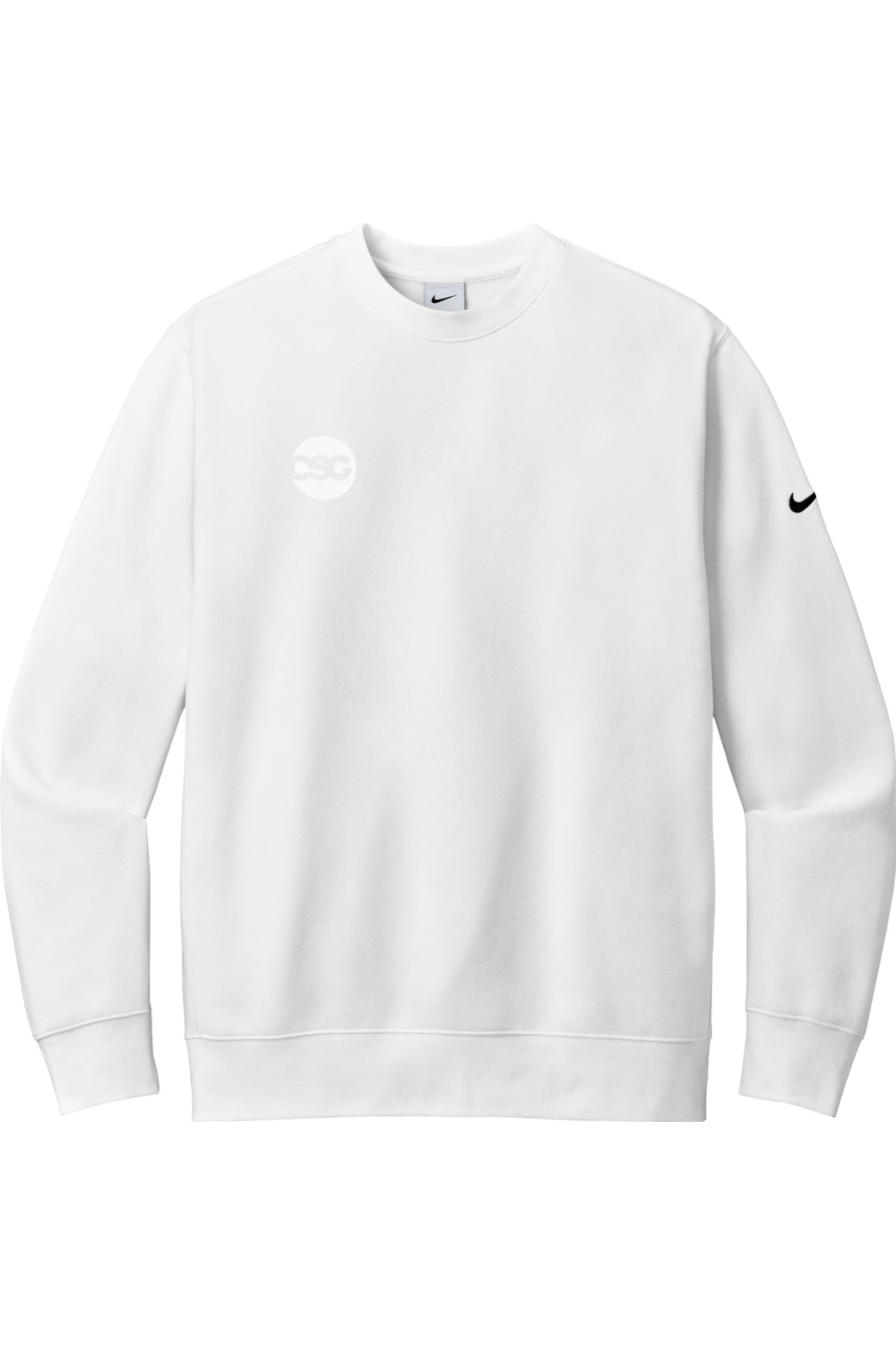 Nike Club Fleece Sleeve Swoosh Crew