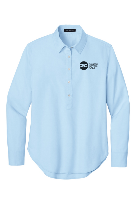 Mercer+Mettle Women's Long Sleeve Modern Oxford Shirt