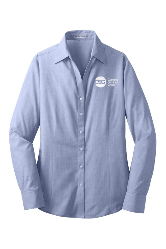 Port Authority Ladies Crosshatch Easy Care Shirt
