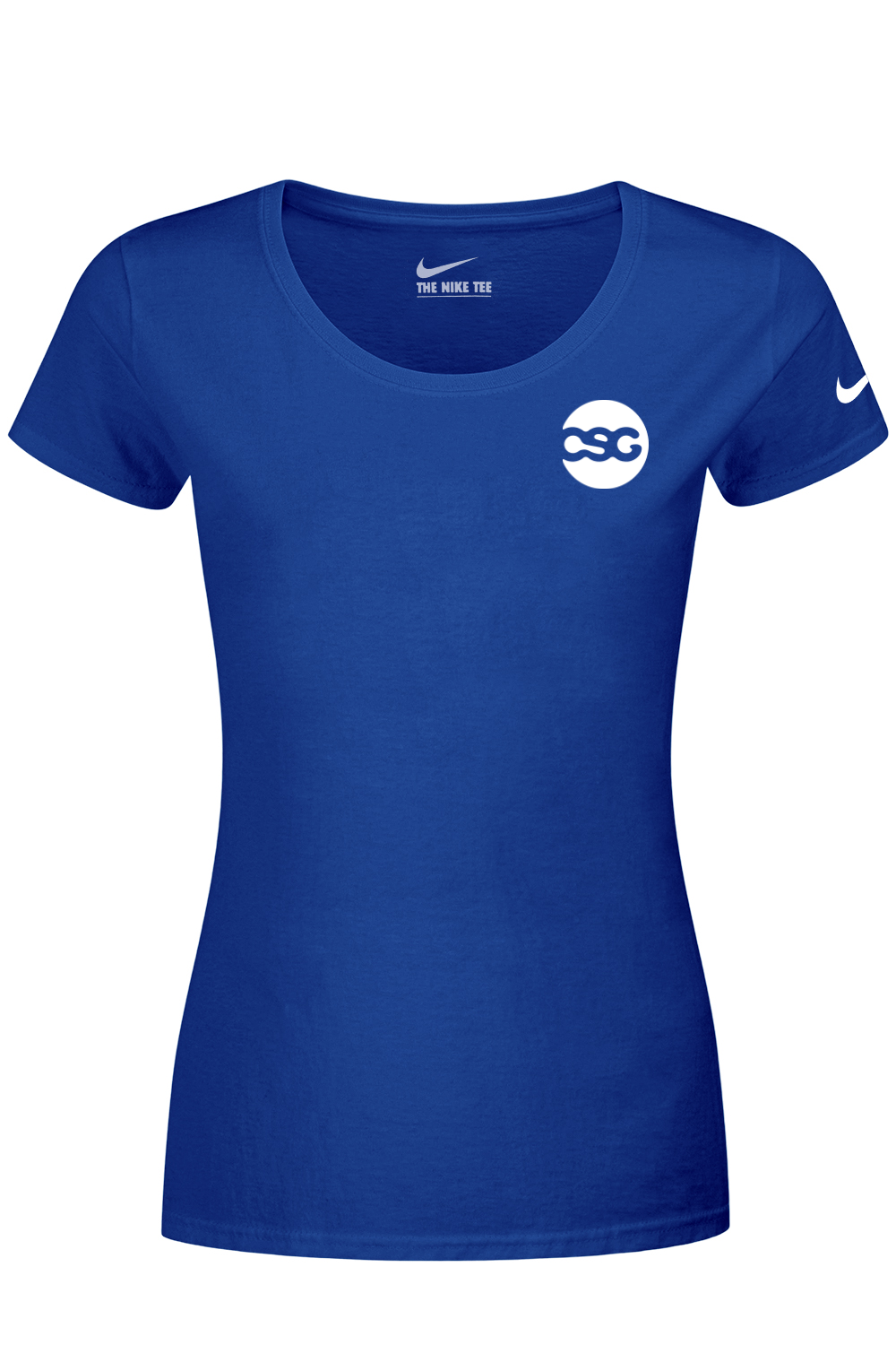Nike Ladies Dri-FIT Cotton/Poly Scoop Neck Tee