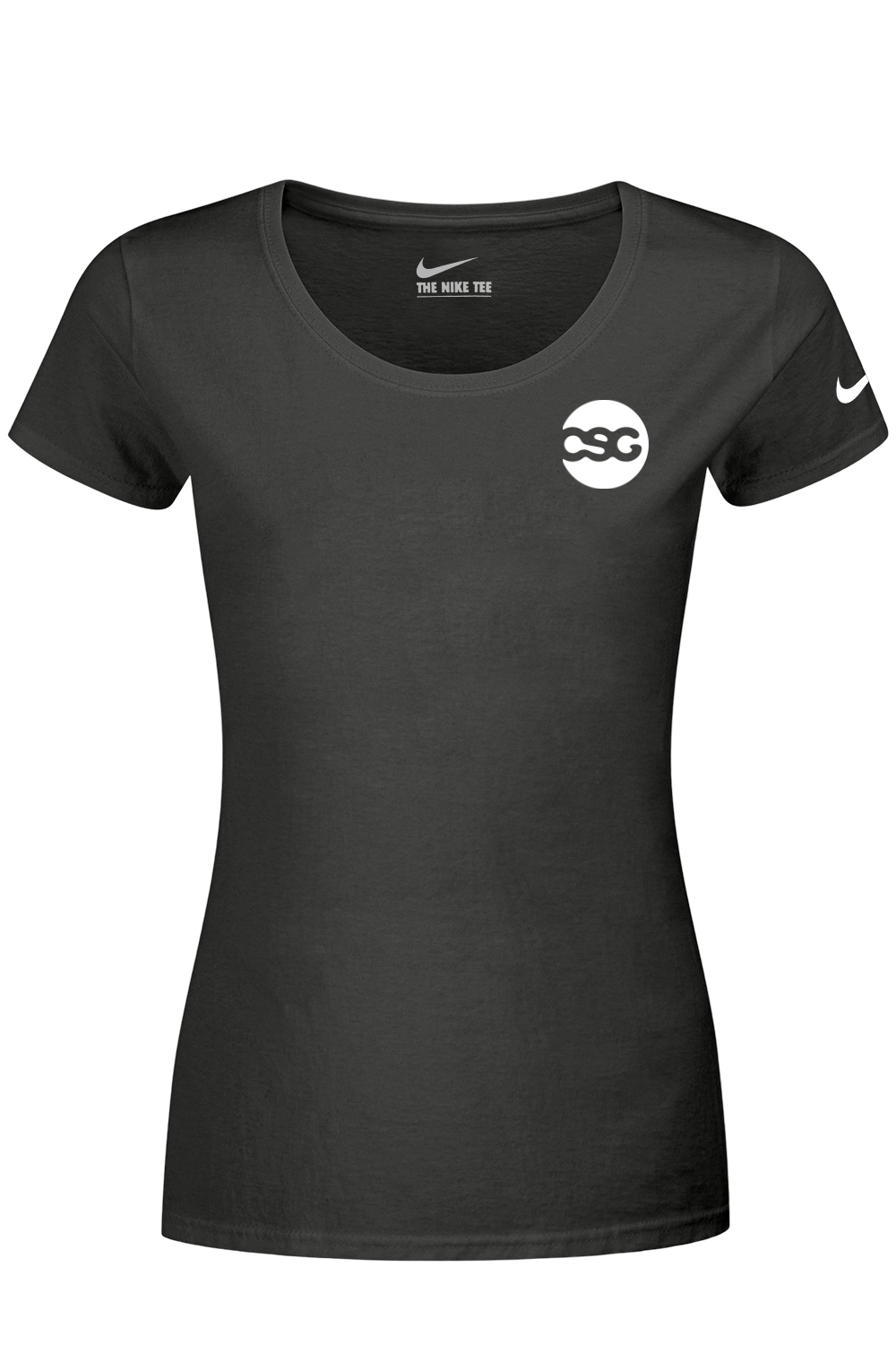 Nike Ladies Dri-FIT Cotton/Poly Scoop Neck Tee