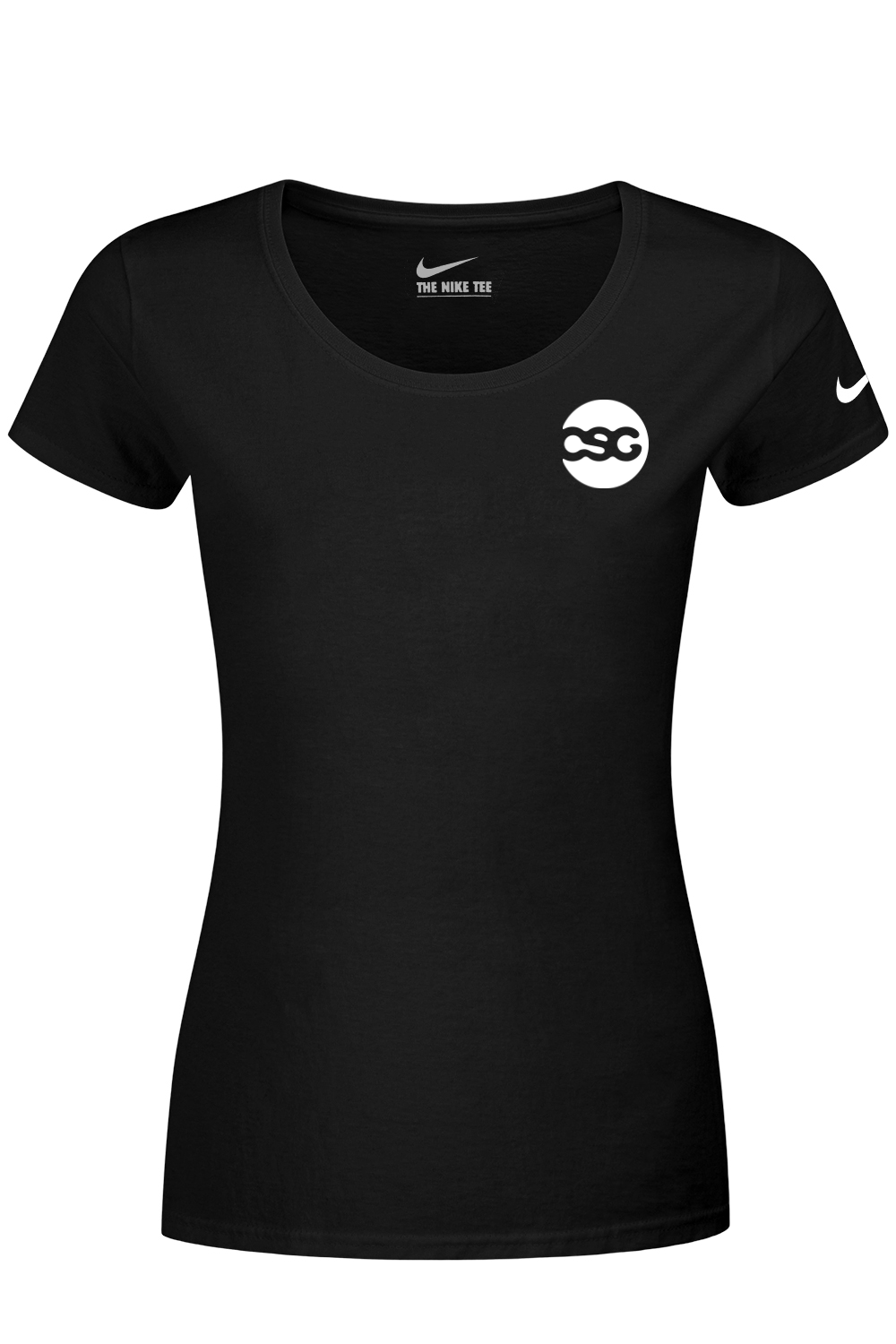 Nike Ladies Dri-FIT Cotton/Poly Scoop Neck Tee