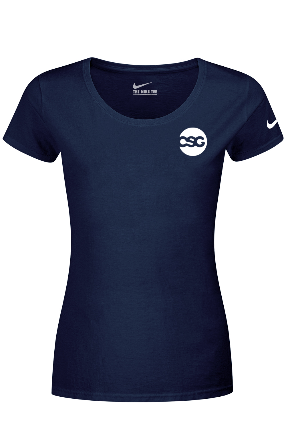 Nike Ladies Dri-FIT Cotton/Poly Scoop Neck Tee